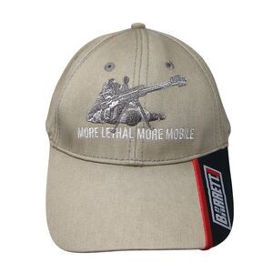 More Lethal More Mobile Baseball Cap Brown OS Adjustable Embroidered Barret